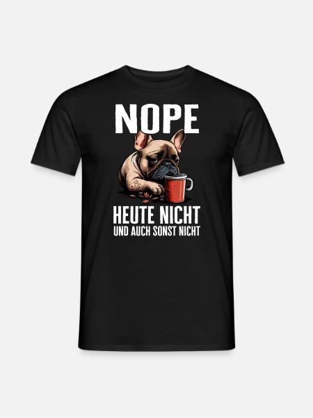 Französische Bulldogge Frenchie Hund - Männer T-Shirt - Schwarz