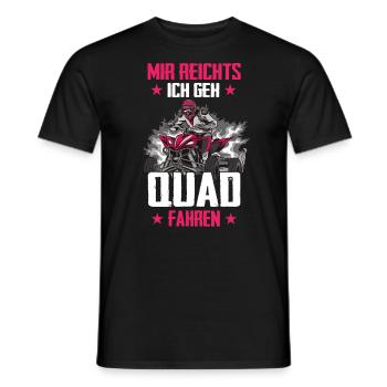 Quad Quadfahrer ATV Quad - Männer T-Shirt - Schwarz - Vorne - AI Model Male 178 light (178cm)