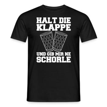 Pfalz Pfälzer Rheinland Pfalz Schorle - Männer T-Shirt - Schwarz - Vorne - AI Model Male 178 light (178cm)
