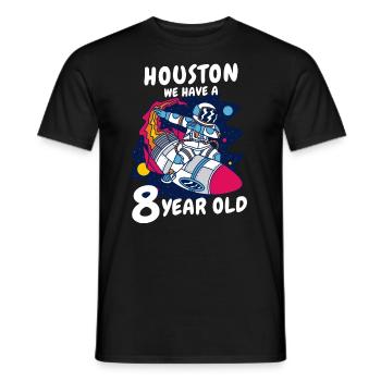 Cadeau 8 ans anniversaire garçon ou fille - T-shirt homme - noir - Devant - AI Model Male 178 light (178cm)