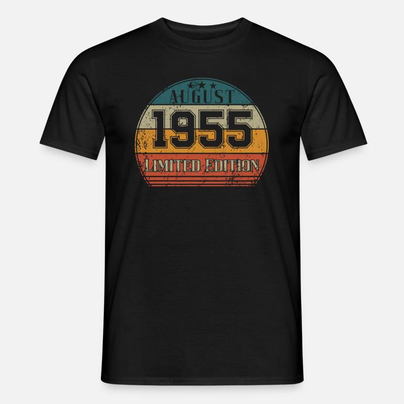 Anniversaire - Edition Limitée Août 1955 - T-shirt homme - noir