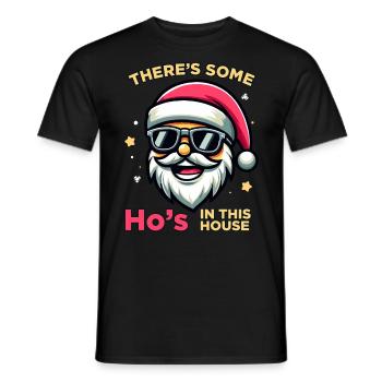 Il y a des Ho dans cette maison - T-shirt homme - noir - Devant - AI Model Male 178 light (178cm)