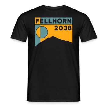 Fellhorn Fleurs Randonnée Randonnée Allgäu Souvenirs - T-shirt homme - noir - Devant - AI Model Male 178 light (178cm)
