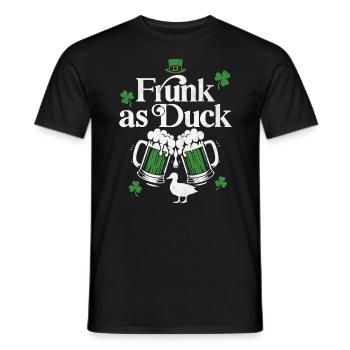 Frunk as Duck - Men's T-Shirt - black - Front - AI Model Male 178 light (178cm)