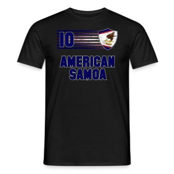 American Samoa - Men's T-Shirt - black - Front - AI Model Male 178 light (178cm)
