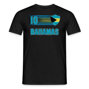 Bahamas - Men's T-Shirt - black - Front - AI Model Male 178 light (178cm)