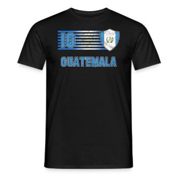 Guatemala - Men's T-Shirt - black - Front - AI Model Male 178 light (178cm)