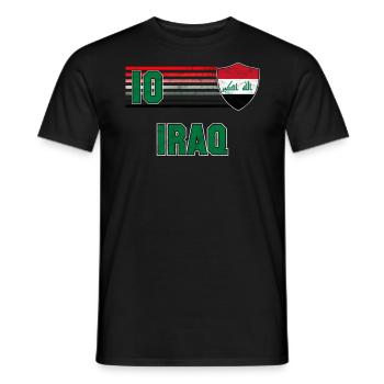 Irak - Männer T-Shirt - Schwarz - Vorne - AI Model Male 178 light (178cm)