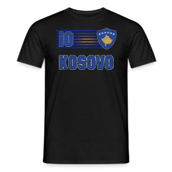 Kosovo - Men's T-Shirt - black - Front - AI Model Male 178 light (178cm)