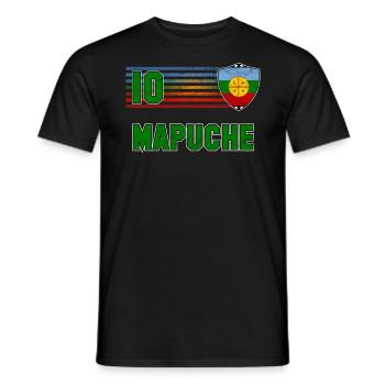 Mapuche - Men's T-Shirt - black - Front - AI Model Male 178 light (178cm)
