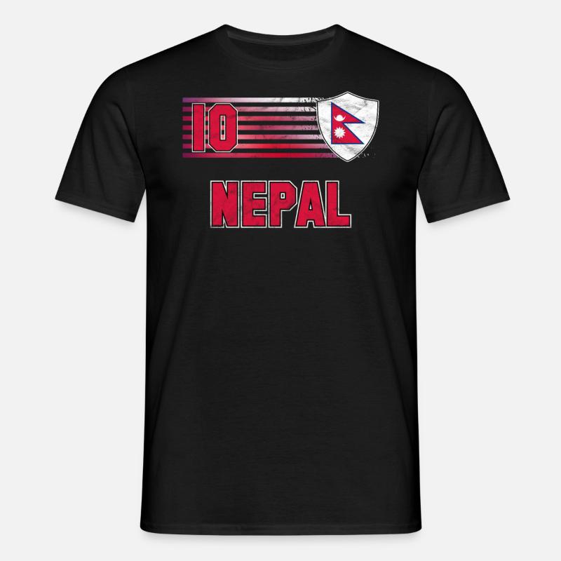 Nepal - T-shirt til herrer - sort