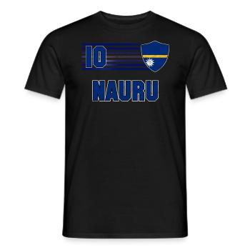 Nauru - T-shirt homme - noir - Devant - AI Model Male 178 light (178cm)