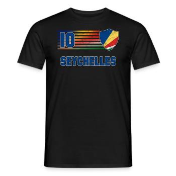 Seychelles - Men's T-Shirt - black - Front - AI Model Male 178 light (178cm)