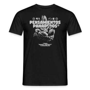 Pensamientos Panaderos - Camiseta hombre - negro - delante - AI Model Male 178 light (178cm)