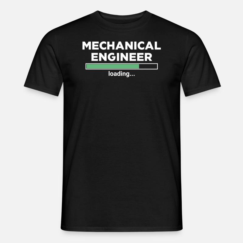 Mechanical Engineer Loading Progress - Men’s T-shirt - black