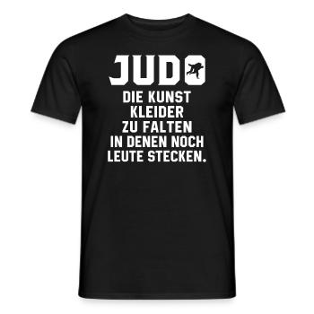 Judo Kampfkunst Japan Geschenk für Judoka - Männer T-Shirt - Schwarz - Vorne - AI Model Male 178 light (178cm)