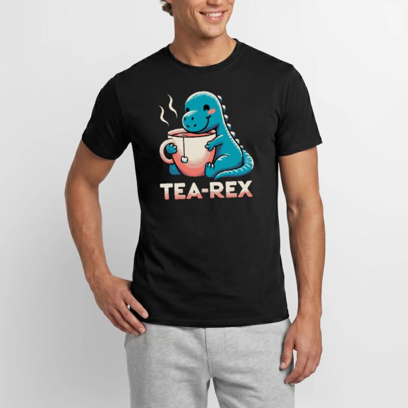 Tee Rex Tee-Rex Teetrinker Geschenk Männer T-Shirt