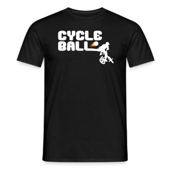 Cycle Ball Funny Cycle Ball - Männer T-Shirt - Schwarz - Vorne - AI Model Male 178 light (178cm)