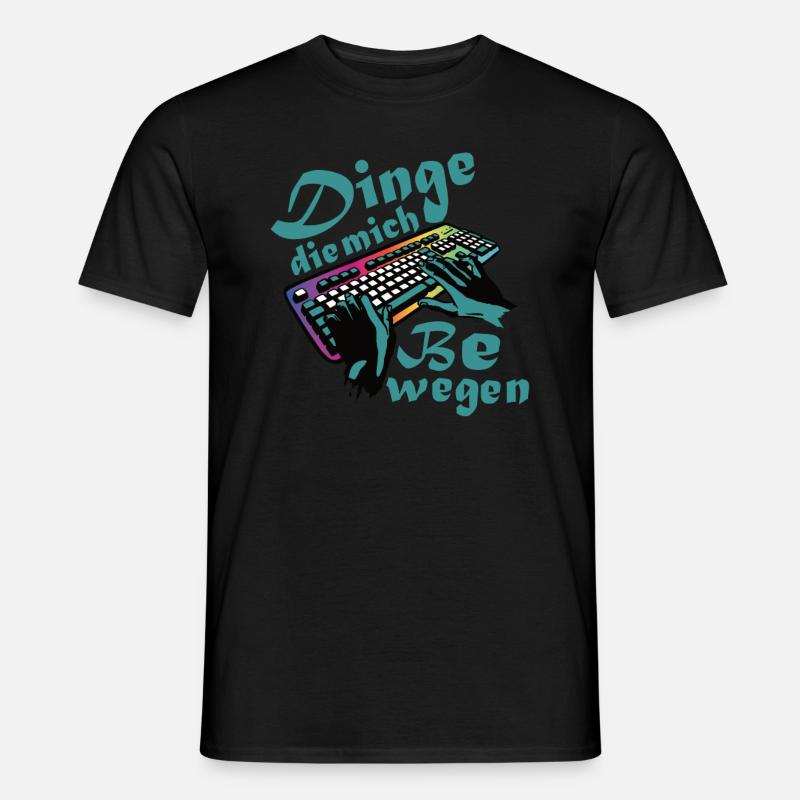 Dingen die me bewegen Grappig gamen - Heren T-shirt - zwart