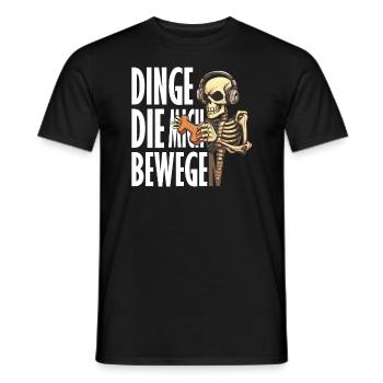 Lustige(r,s) Gaming WASD - Men's T-Shirt - black - Front - AI Model Male 178 light (178cm)