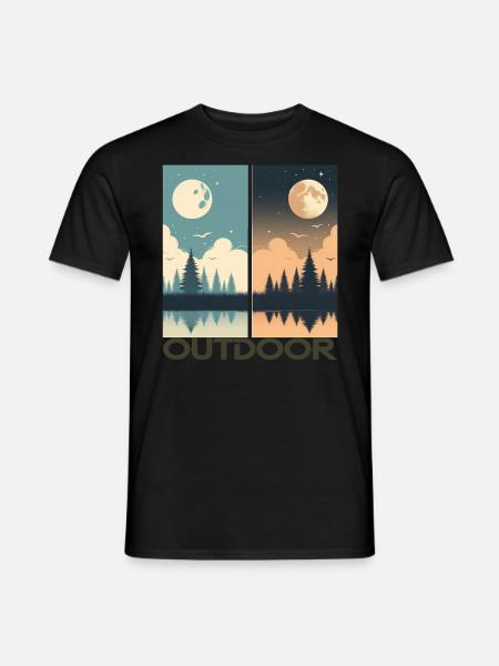 Outdoor - Men's T-Shirt - black
