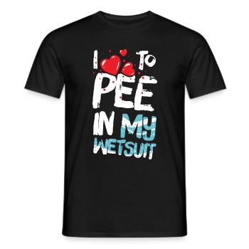Scuba Diving Diver Diver - Men's T-Shirt - black - Front - AI Model Male 178 light (178cm)