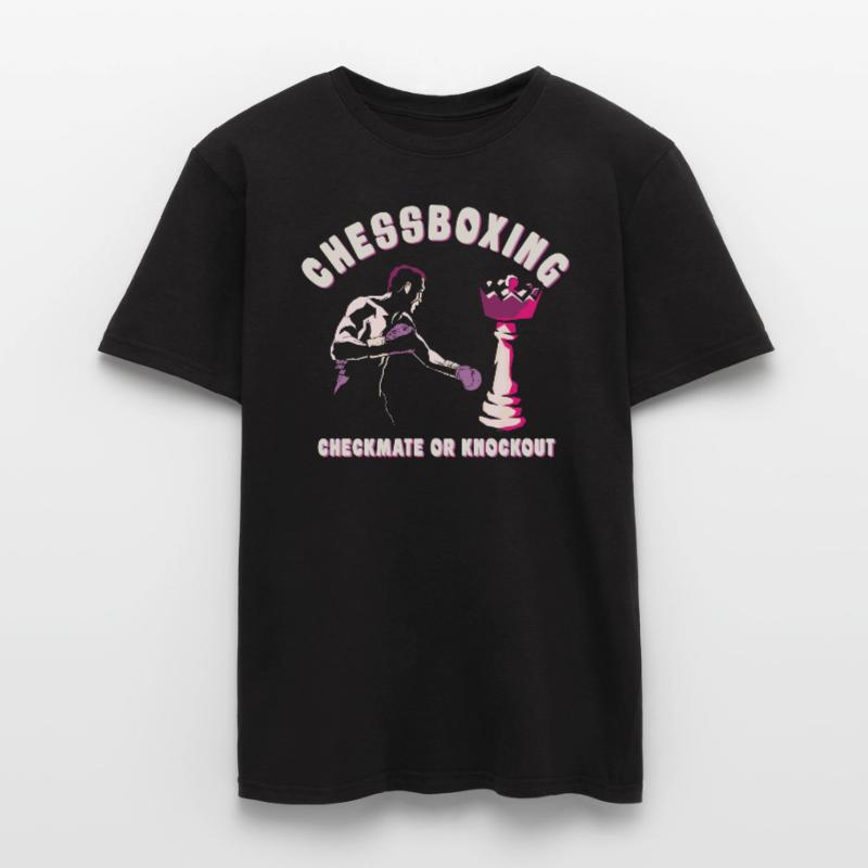 Schachboxen - Schachmatt Oder Knockout Schachboxen Männer T-Shirt