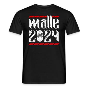 Malle 2024 Mallorca Tour - Men's T-Shirt - black - Front - AI Model Male 178 light (178cm)