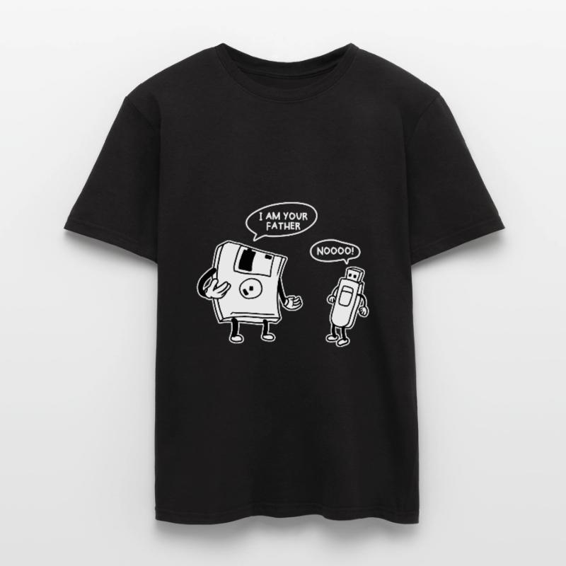 USB Diskette Funny Information Technology Computer Männer T-Shirt