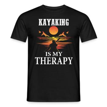 Le kayak est mon traitement poison de sport nautique kayak - T-shirt homme - noir - Devant - AI Model Male 178 light (178cm)