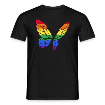 LGBT QUEER - Men's T-Shirt - black - Front - AI Model Male 178 light (178cm)