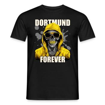 Dortmund - Männer T-Shirt - Schwarz - Vorne - AI Model Male 178 light (178cm)