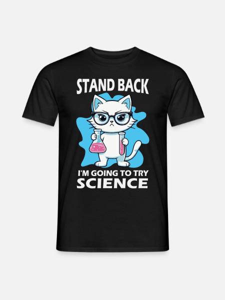 Résignation - J’essaie la science - T-shirt homme - noir