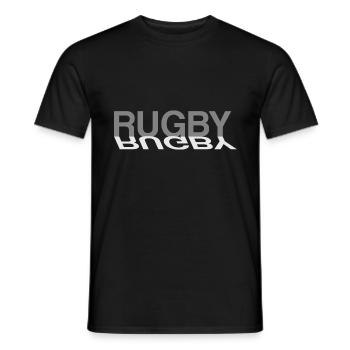 Rugby Player Sport Rugby Gift Rugby Coach - Men's T-Shirt - black - Front - AI Model Male 178 light (178cm)