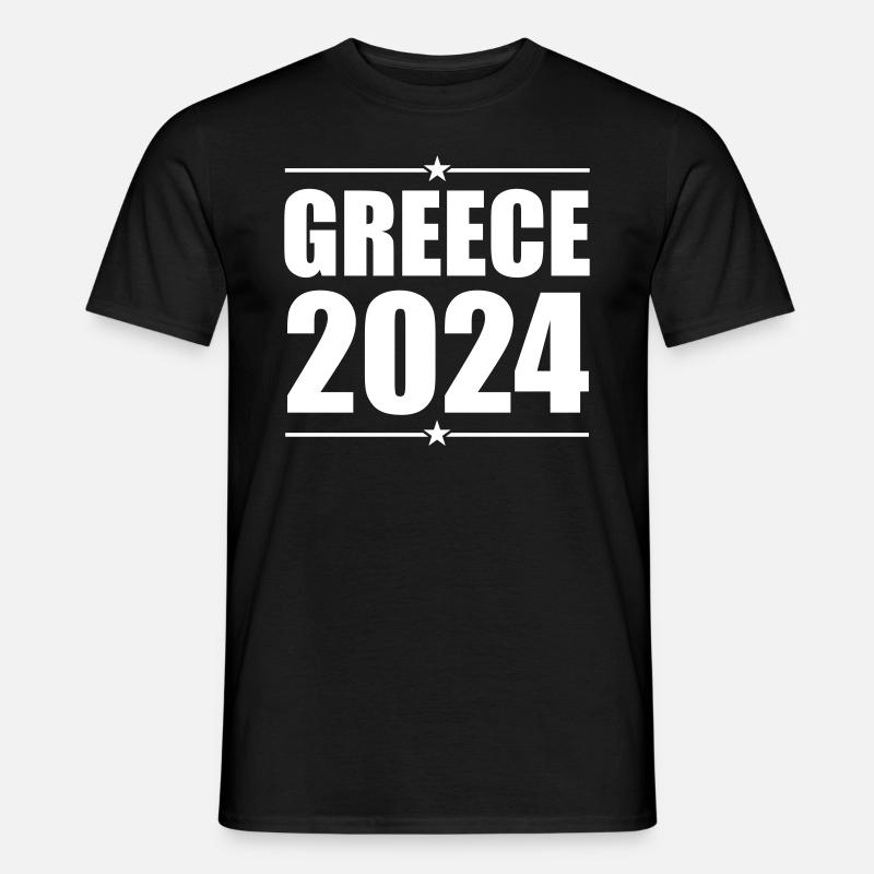 Greece 2024 - Männer T-Shirt - Schwarz