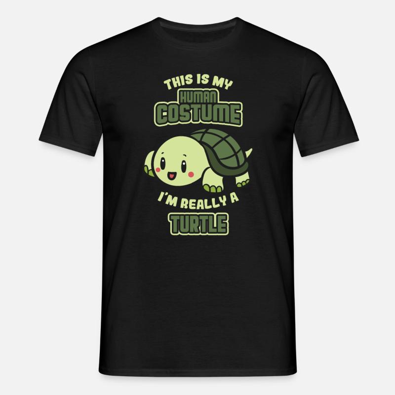 Turtle & Turtle todo dækker - T-shirt til herrer - sort