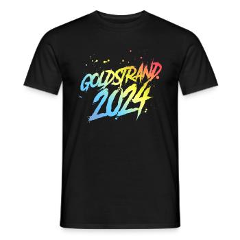 L’équipe colorée des Sables d’or 2024 - T-shirt homme - noir - Devant - AI Model Male 178 light (178cm)