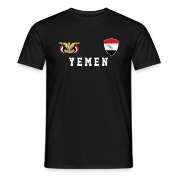 Jemen Trikot - Männer T-Shirt - Schwarz - Vorne - AI Model Male 178 light (178cm)