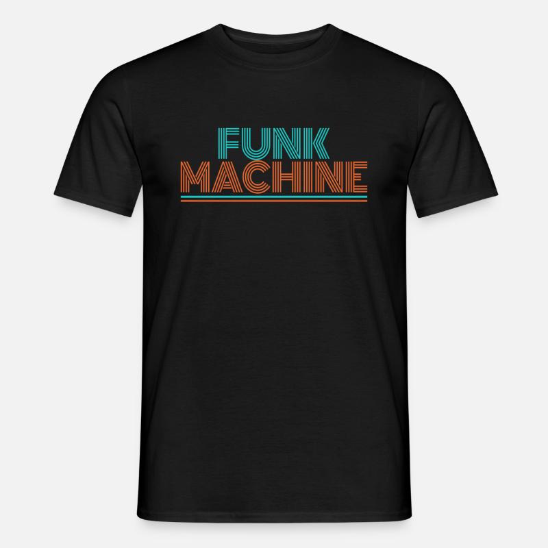 Funk Disco 70er DJ - Männer T-Shirt - Schwarz