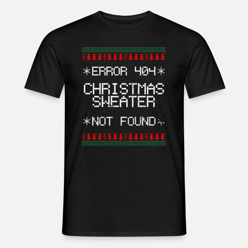 Computer scientist Christmas - Men’s T-shirt - black