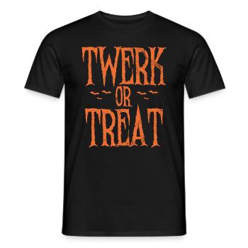 Twerk Twerking Twerker Halloween - Männer T-Shirt - Schwarz - Vorne - AI Model Male 178 light (178cm)