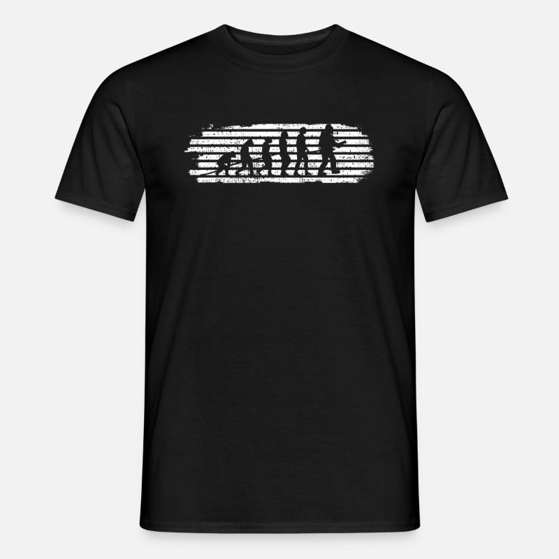 Firefighter Evolution Gift - Men’s T-shirt - black
