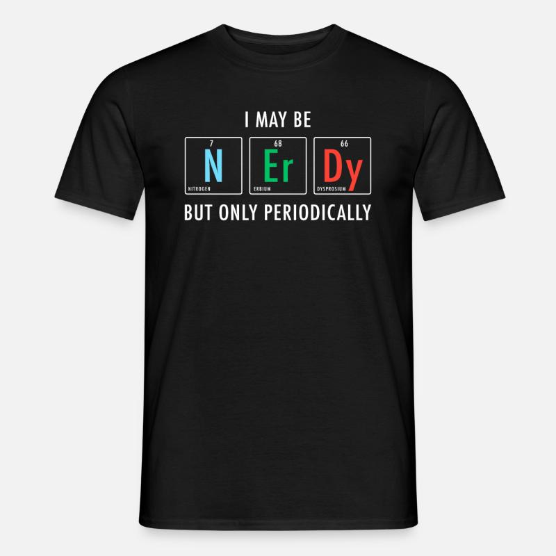 Nerdy Nerd Science - Männer T-Shirt - Schwarz