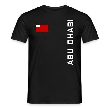 ABU DHABI SHIRT - Männer T-Shirt - Schwarz - Vorne - AI Model Male 178 light (178cm)