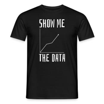 Data Science Mathematik - Männer T-Shirt - Schwarz - Vorne - AI Model Male 178 light (178cm)