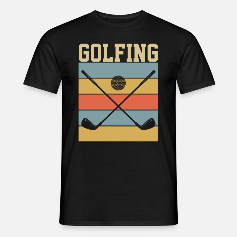 Golf Golf - Männer T-Shirt - Schwarz