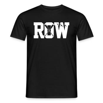 RUDERN RUDERN RUDERN - Männer T-Shirt - Schwarz - Vorne - AI Model Male 178 light (178cm)