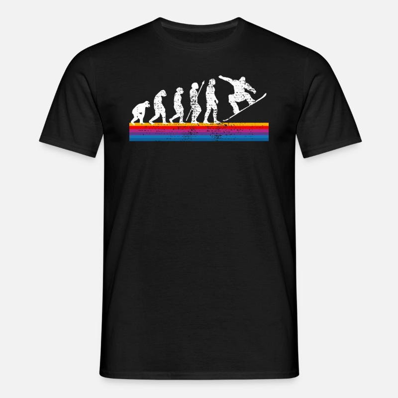 Snowboard Evolution - Men's T-Shirt - black