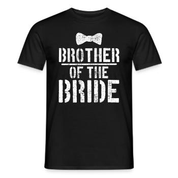 Mariage Frère De La Mariée - T-shirt homme - noir - Devant - AI Model Male 178 light (178cm)