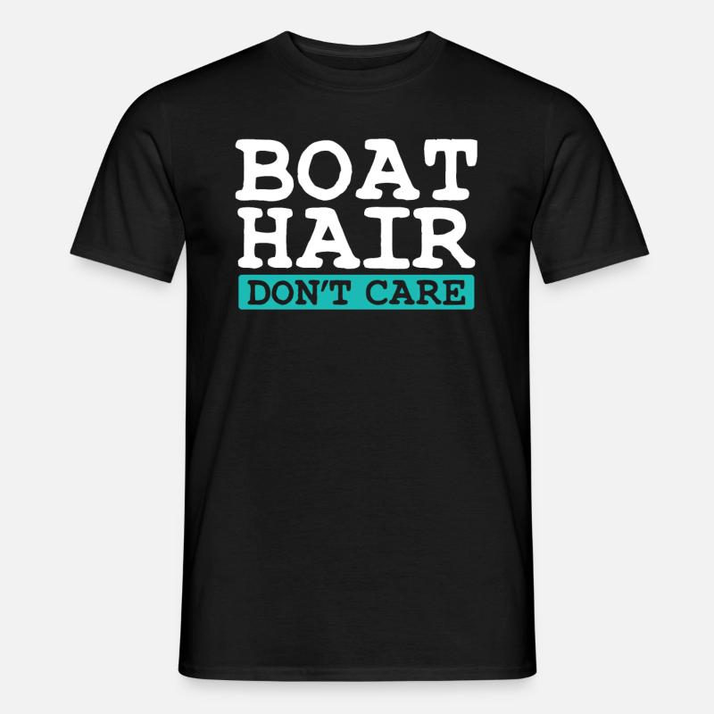 Boot - Männer T-Shirt - Schwarz